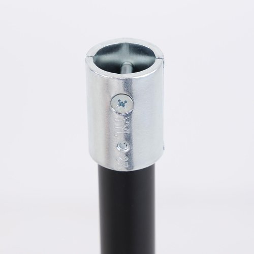 Fanbliss 23.6 Inch Matte Black Downrod for Ceiling Fan - Non-Threaded Universal Extension with Ball Head, Assemblable suspension rods,Single Unit