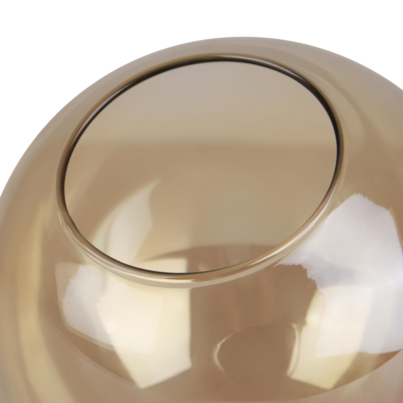 Lighting Replacement Glass Globe Shade,Amber Lampshade Glass Accessories For Pendant Lights, Wall Lights, And Ceiling Lights,5.9” Diameter, 2.64" Opening Diameter((Amber, 5.9")