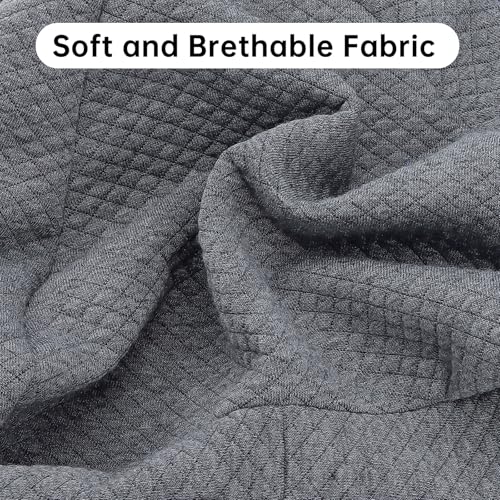 Grey Zip Pillow Cover for Contour Legacy Knee Pillow