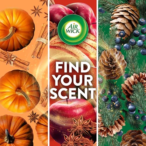 Air Wick Plug-In Scented Oil Refills, Apple Cinnamon Medley, 4 Pack
