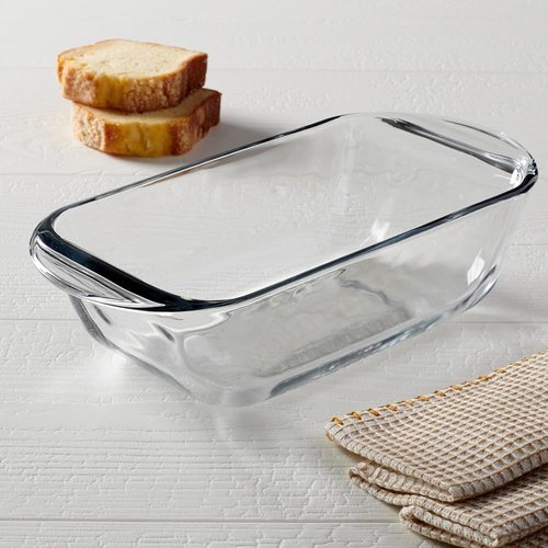 Anchor Hocking Glass Bread Pan - 1.5 Quart Loaf Pan Set of 3 for Perfect Baking