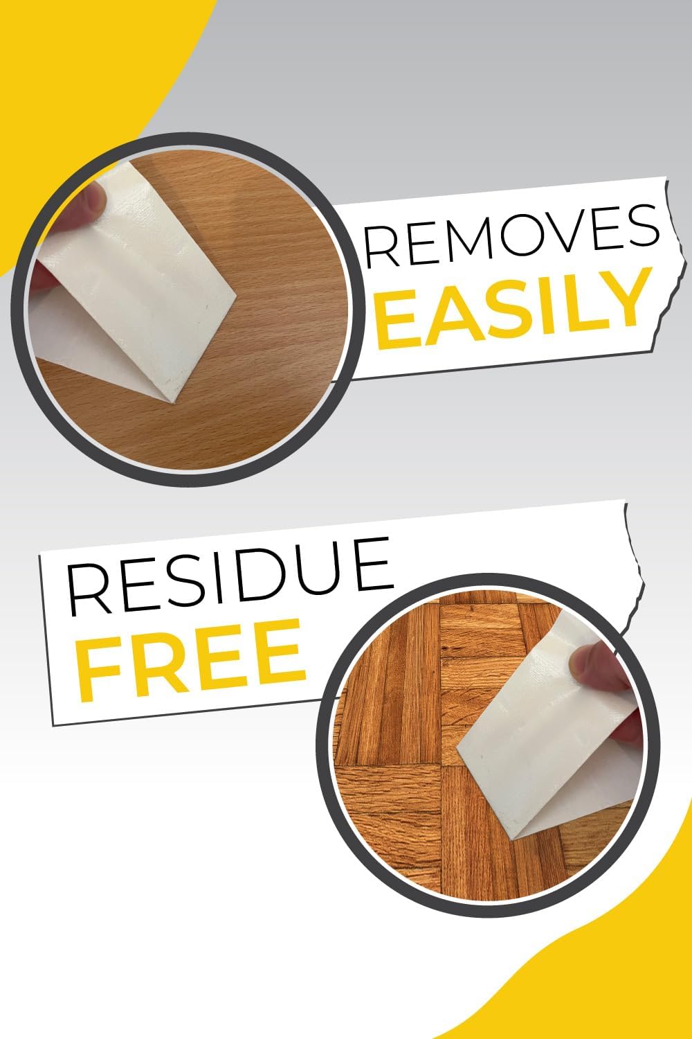 The Good Stuff Double-Sided Carpet Tape - Heavy-Duty Non-Slip Rug Gripper | 2" x 10 Yards - Residue-Free Removal