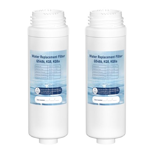 B150/K150 Water Filter Replacement Cartridge Compatible with Keurig Brewers B150P/K150P, B155/K155, K2500, K3000/K3000SE, B3000/B3000SE, K3500, & K4000. Replaces Q5486, KQ8, KQ8a Filters. 2 Pack