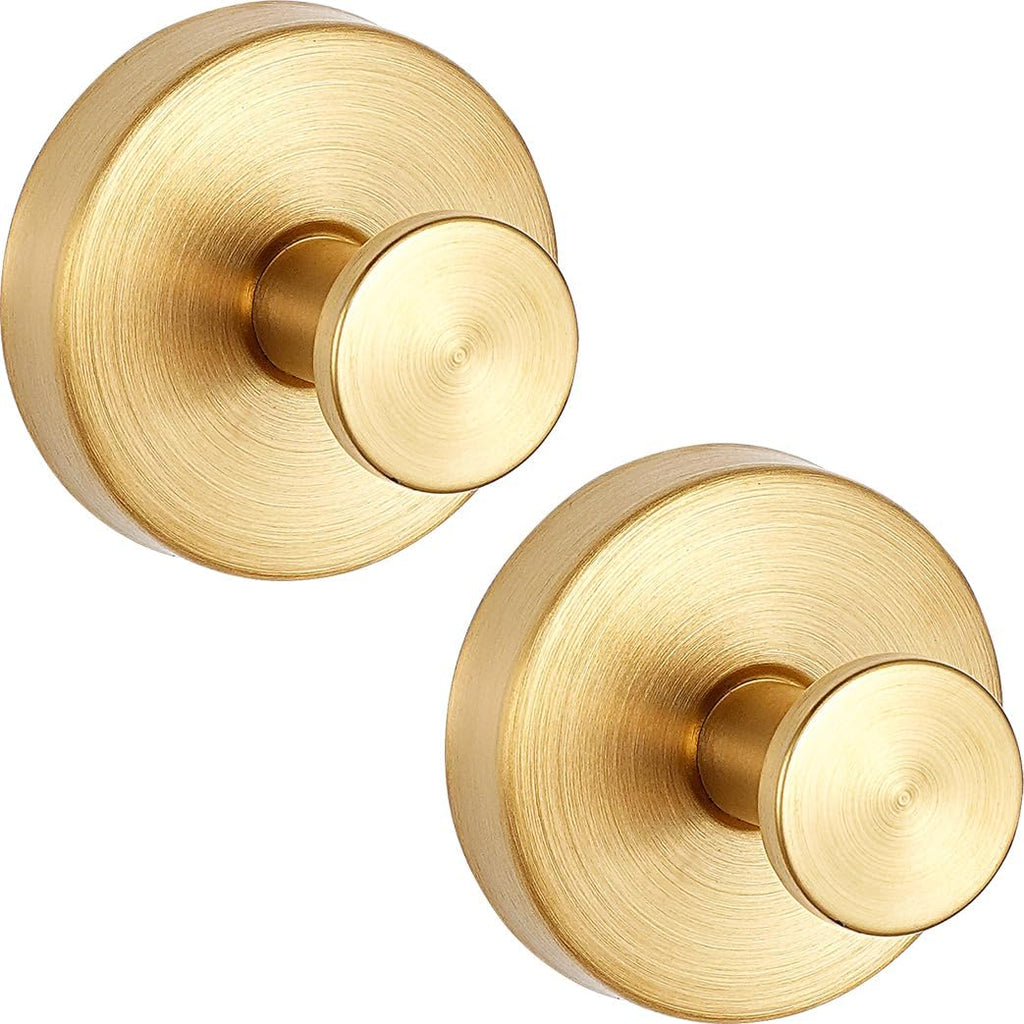 SUS304 Stainless Steel Suction Cup Hooks - Durable Bathroom & Kitchen Organizers | 2-Pack for Glass, Tile, Mirrors