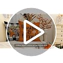 GEEORY Fall Buffalo Plaid Pumpkin Throw Pillow Covers 18" x 18" (Set of 4, Orange)