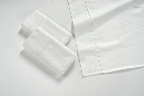 LANE LINEN 100% Egyptian Cotton Sheets Queen Size - White Bed Sheets for Queen Size Bed, 15" Deep Pocket Long Staple Cotton Bedding Sheets, Sateen Weave, Luxury Hotel Sheets - White