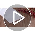 White Wreath Sash Ribbon with Satin Bow | 4.5'' x 56'' for DIY Decor