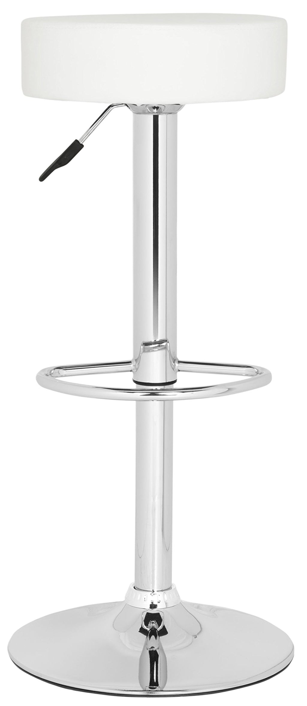 Safavieh Home Collection Jude White Adjustable Swivel Gas Lift 25.6-31.5-inch Bar Stool