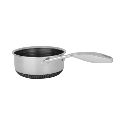 LIVWELL DiamondClad Nonstick Hybrid 1.5-Quart Saucepan with Lid - Kitchen Gifts - Pots and Pan Set Cookware - Medium Sauce Pan - Cooking and Dining - Sauce Pot with Lid - Stainless Steel Cookware Set