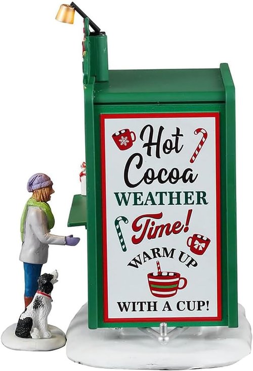 Lemax Cocoa Express | Set of 2 Battery Operated Figurines - Perfect Holiday Decor #34149