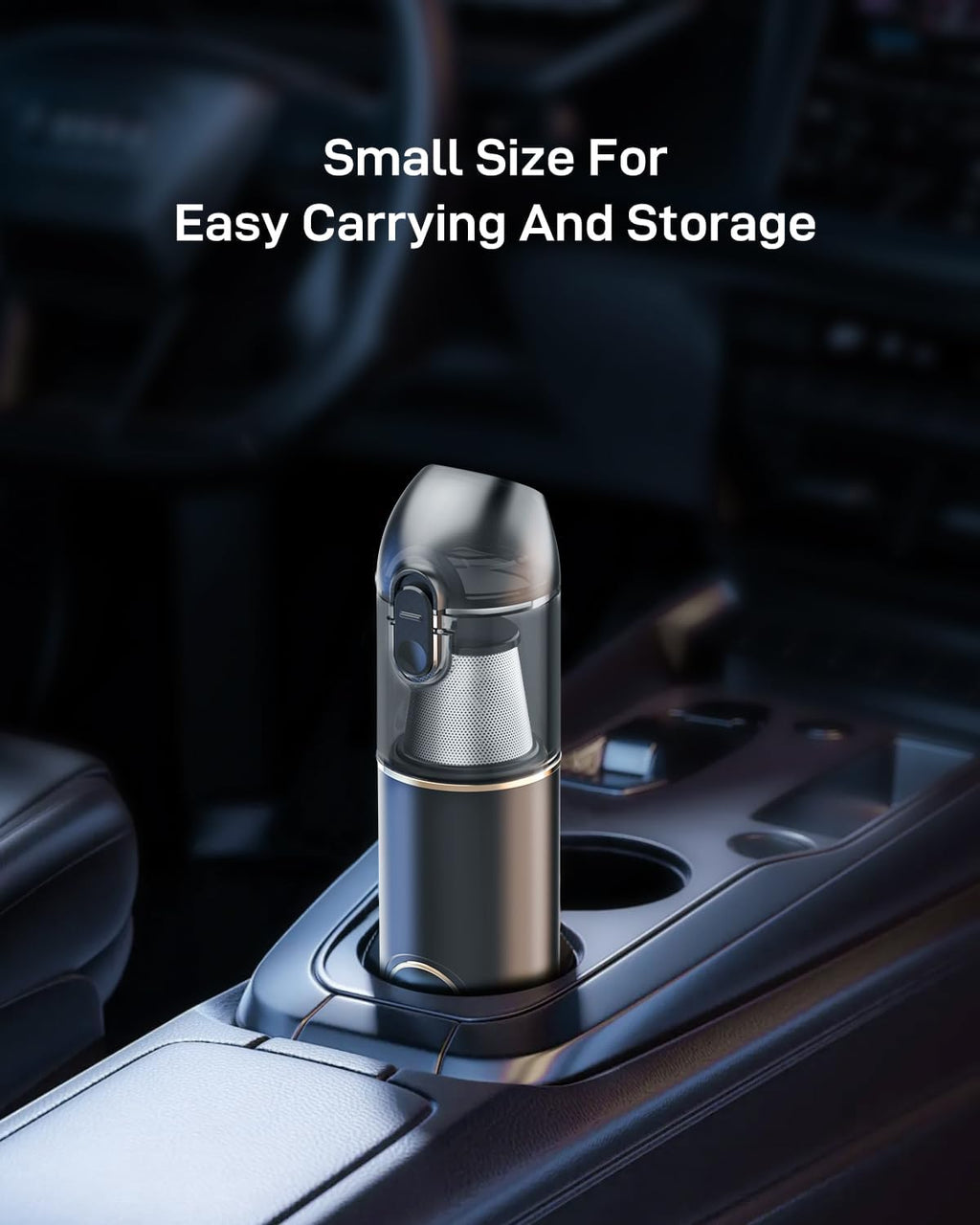 Skiennix Handheld Vacuum | Cordless Car Vacuum with 20000Pa Suction - Portable & Rechargeable for Home & Pets