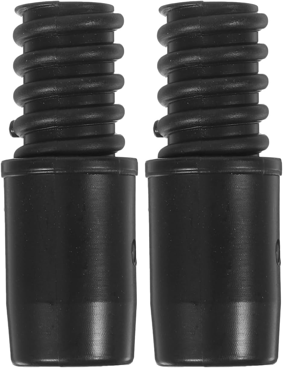 Uonlytech Threaded Broom Handle End Adapter - 2.16" x 0.78" Replacement Tips for Floor Cleaning | 2-Pack