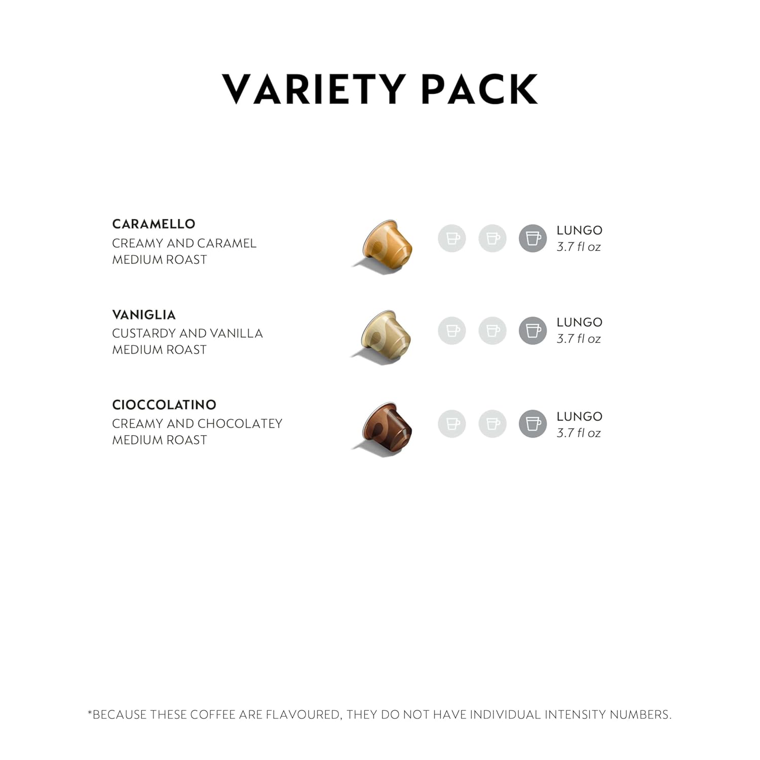 Nespresso Barista Flavored Espresso Capsules - Medium Roast Coffee Pods, 30 Count