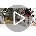 Christmas Gnome Plush Decor 2 Pack - Snowman Scandinavian Figurines