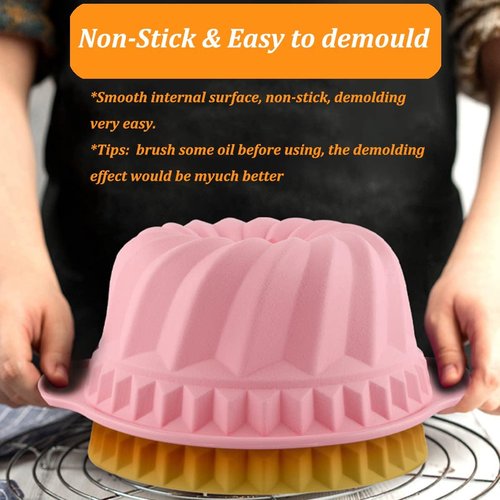 Acidea Nonstick Silicone Bakeware Set - 7-Piece BPA-Free Heat Resistant Kit for Cakes, Muffins & More