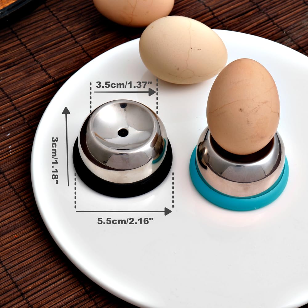 Egg Piercer Tool for Hard Boiled Eggs – Stainless Steel Needle with Safety Lock – Prevents Cracking, Easy Peeling – Egg Pricker for Cooking, Boiling, Steaming – Kitchen Gadget & Egg Cooker Accessory