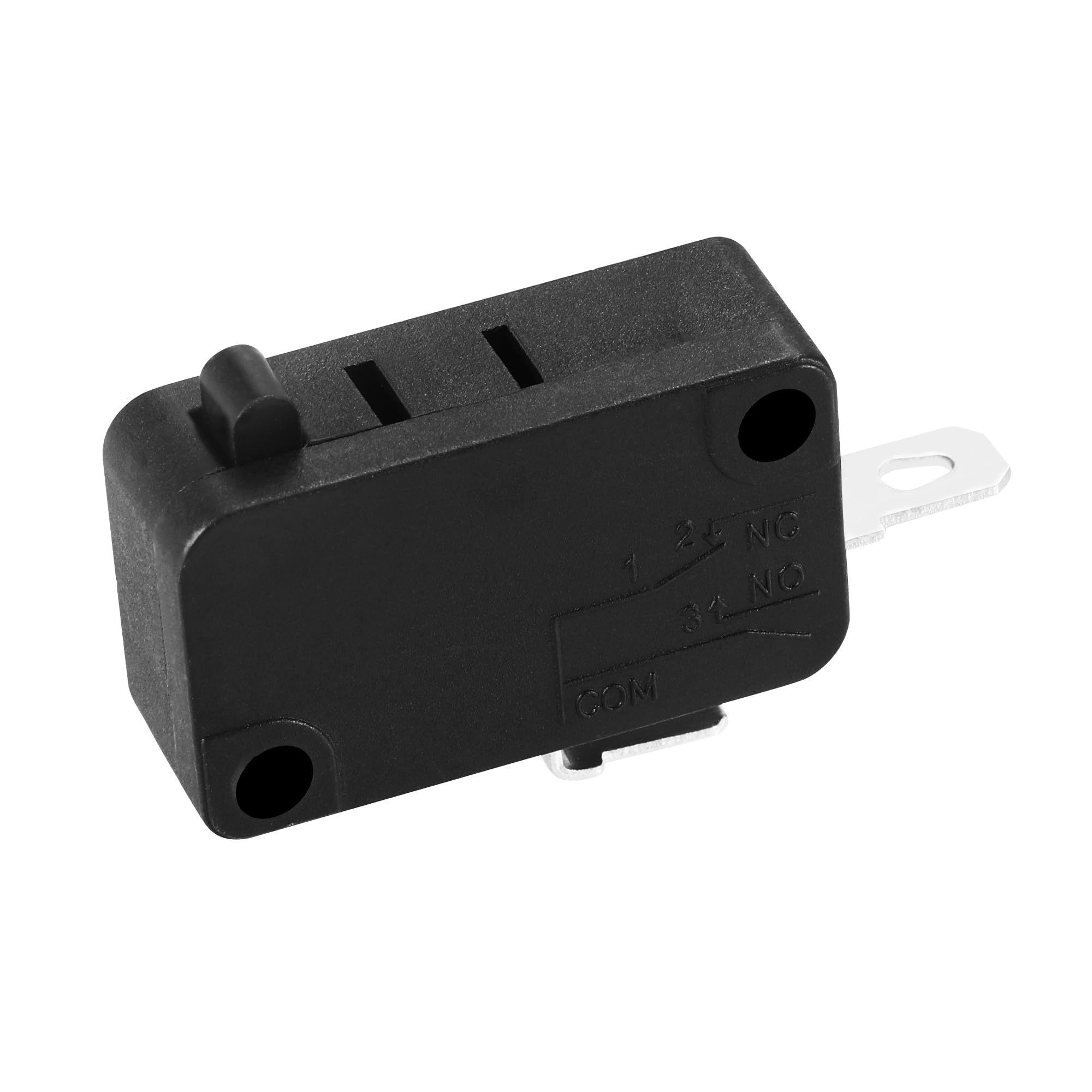 2 Packs Micro Switch KW7-0, Fit for Air Fryer XL Power XL Vortex Air Fryer, Normally Open 3 Pins 1NO 1NC Microswitches for Microwave Oven Welding Gun Induction Cooker, 16A 125V/250V