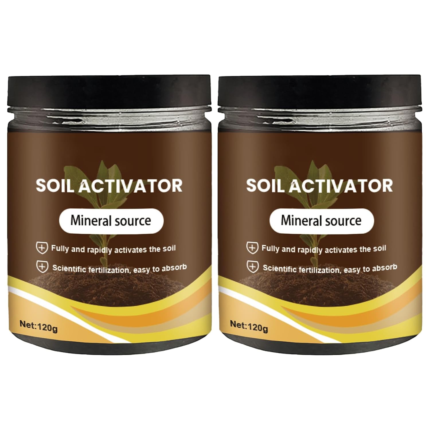 Skiennix Organic Soil Activators - Water-Soluble Plant Fertilizers for Optimal Nutrient Uptake | 120g