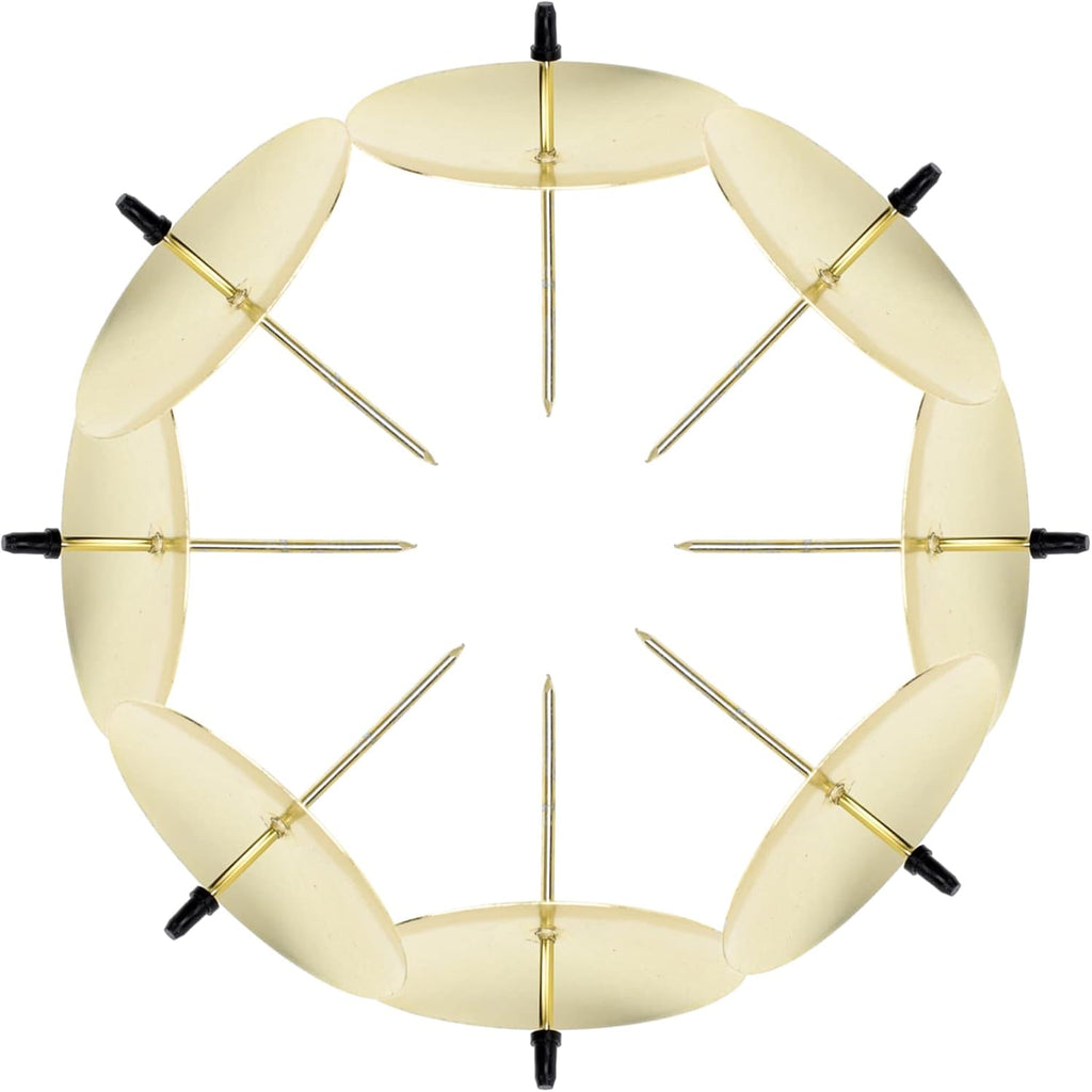 Yardwe Candle Fixators - 12-Pack Metal Candle Holders for Home & Party Decor | 2.55 Inch