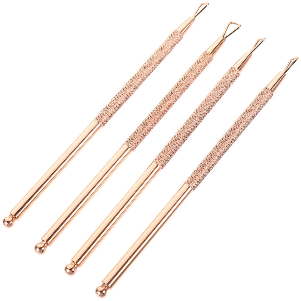Uonlytech Stainless Steel Triangle Cuticle Pusher - Gel Polish Remover Tool for Manicure & Pedicure