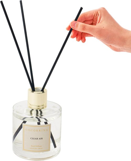 Cocorrina Reed Diffuser Set - 6.7 oz Flower Scented Diffuser with Sticks for Home Fragrance | Perfect for Living Room & Bathroom Decor