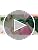 Landical 7 Inch Glitter Witch Hair Bows Pink and Green Ponytail Holder