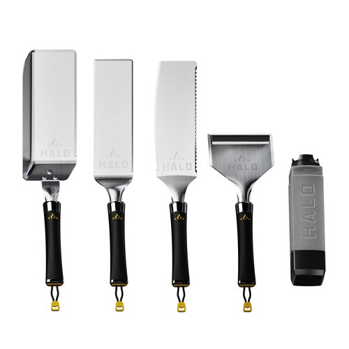 HALO Essentials Griddle Kit, A 5-Piece Essential Griddle kit Focused on Performance, Strength, and Versatility