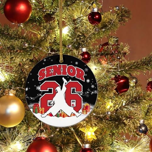 Class of 2026 Ceramic Christmas Ornament - Graduation Gift