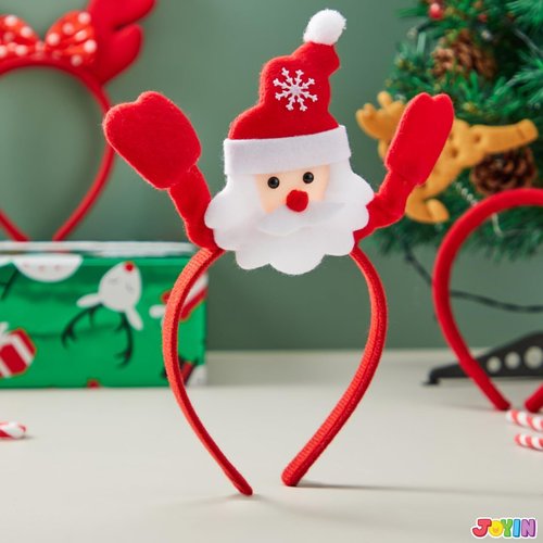 JOYIN Christmas Headbands - 12 Assorted Designs for Holiday Parties | One Size Fits All