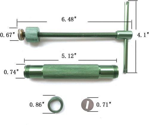 HEVERP Stainless Steel Clay Extruders - Sugar Paste & Fondant Decorating Tool Set | Green Color