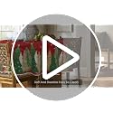Christmas Tablecloth 60 x 120 Inch Rectangular with Christmas Trees - Red Variation