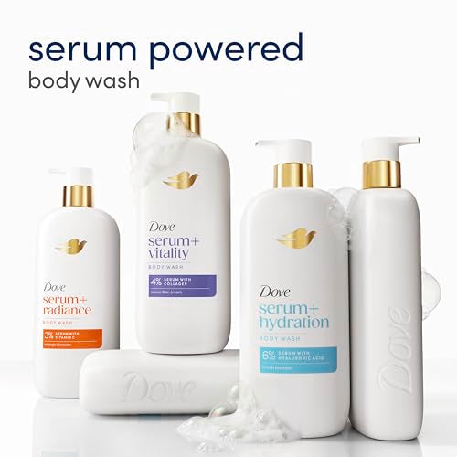 Dove Glow Recharge Serum Body Wash with Vitamin C, 18.5 Fl Oz
