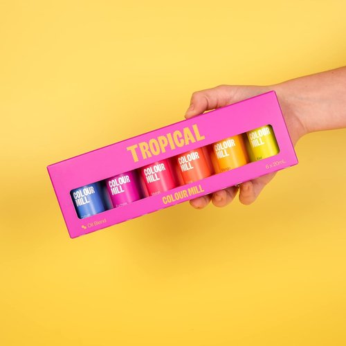 Colour Mill Oil-Based Food Coloring - Tropical Pack, 20 Milliliters for Vibrant Baking