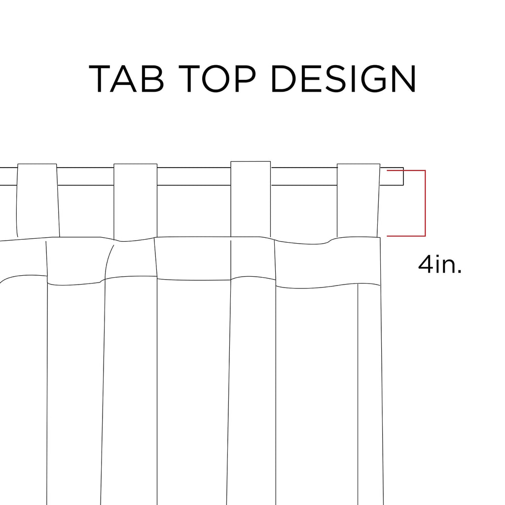 Madison Park Serene Embroidered Light Filtering Treatment Curtain Rod Pocket/Back Tab Single Window Panel Drape for Bedroom Livingroom and Dorm, 50x84", Red