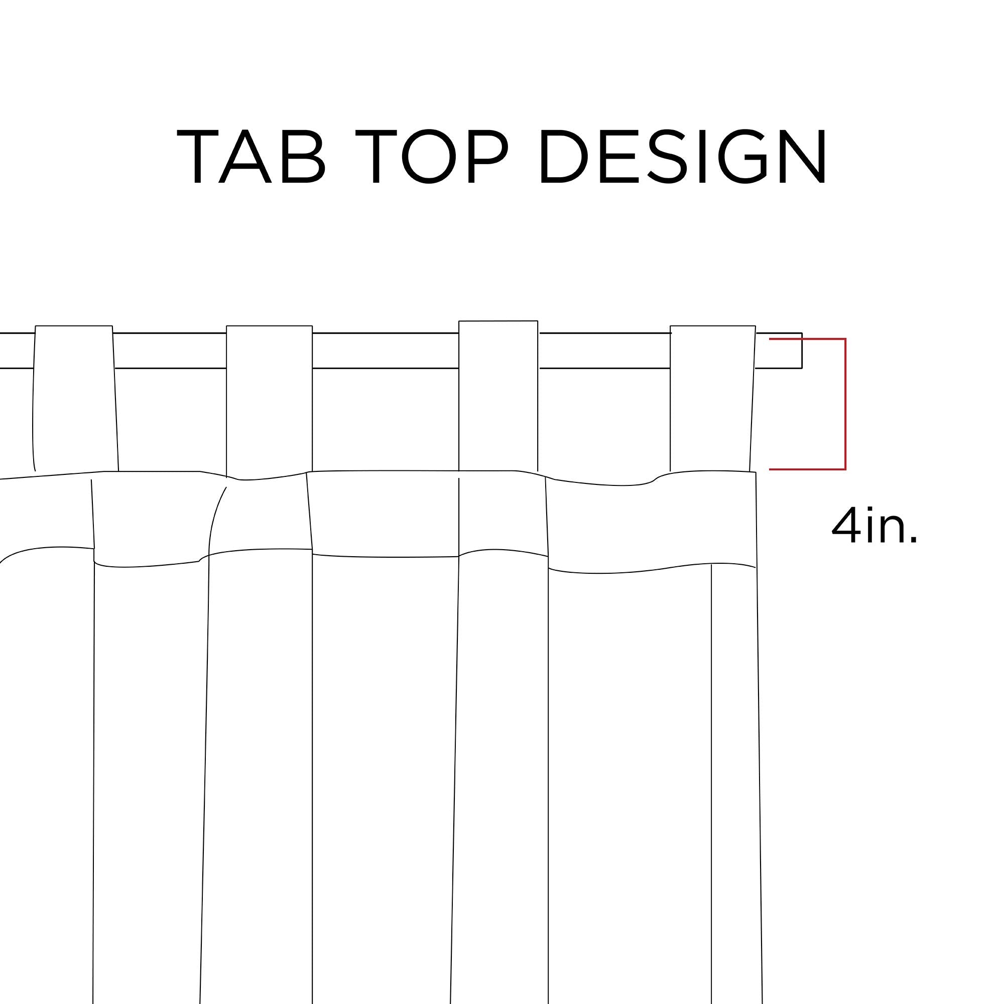 Madison Park Serene Embroidered Light Filtering Treatment Curtain Rod Pocket/Back Tab Single Window Panel Drape for Bedroom Livingroom and Dorm, 50x84", Red