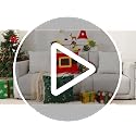 Christmas Pillow Covers 18x18 Set of 2 - Green Xmas Tree Holiday Decor