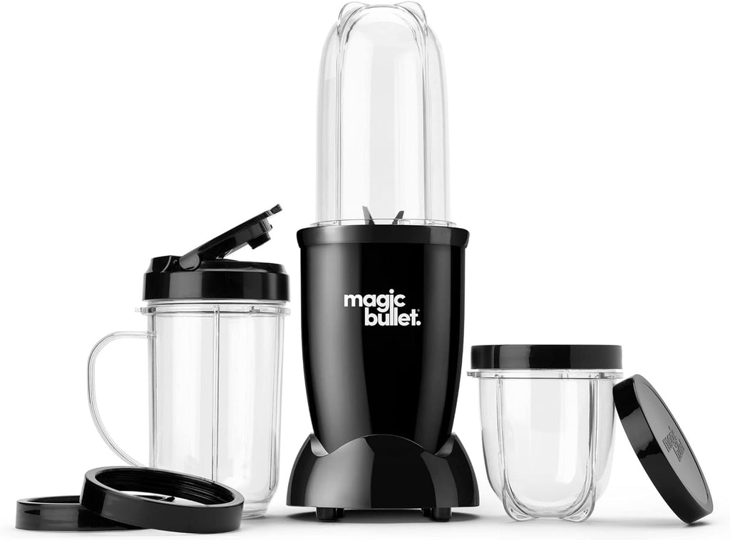 Magic Bullet Blender - 11 Piece Set in Black | Compact and Versatile Kitchen Essential