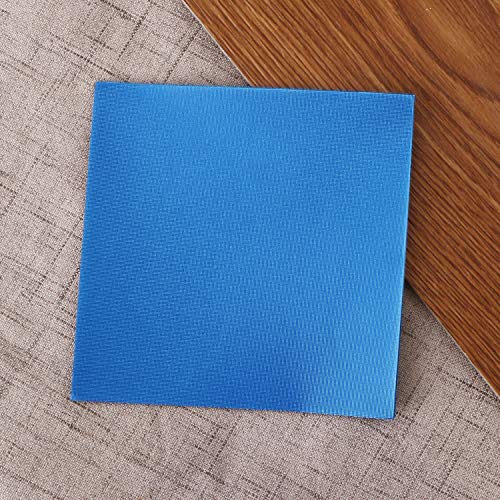 Blue Chocolate Candy Wrappers Aluminium Foil 4x4 Inch 100 Pieces