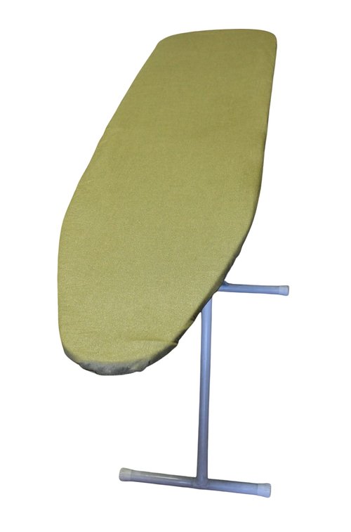 Silicone Coating Metallic Finish Ironing Board Cover and Pad Set 15" x 54" Standard Size Ironing Board (Gold)
