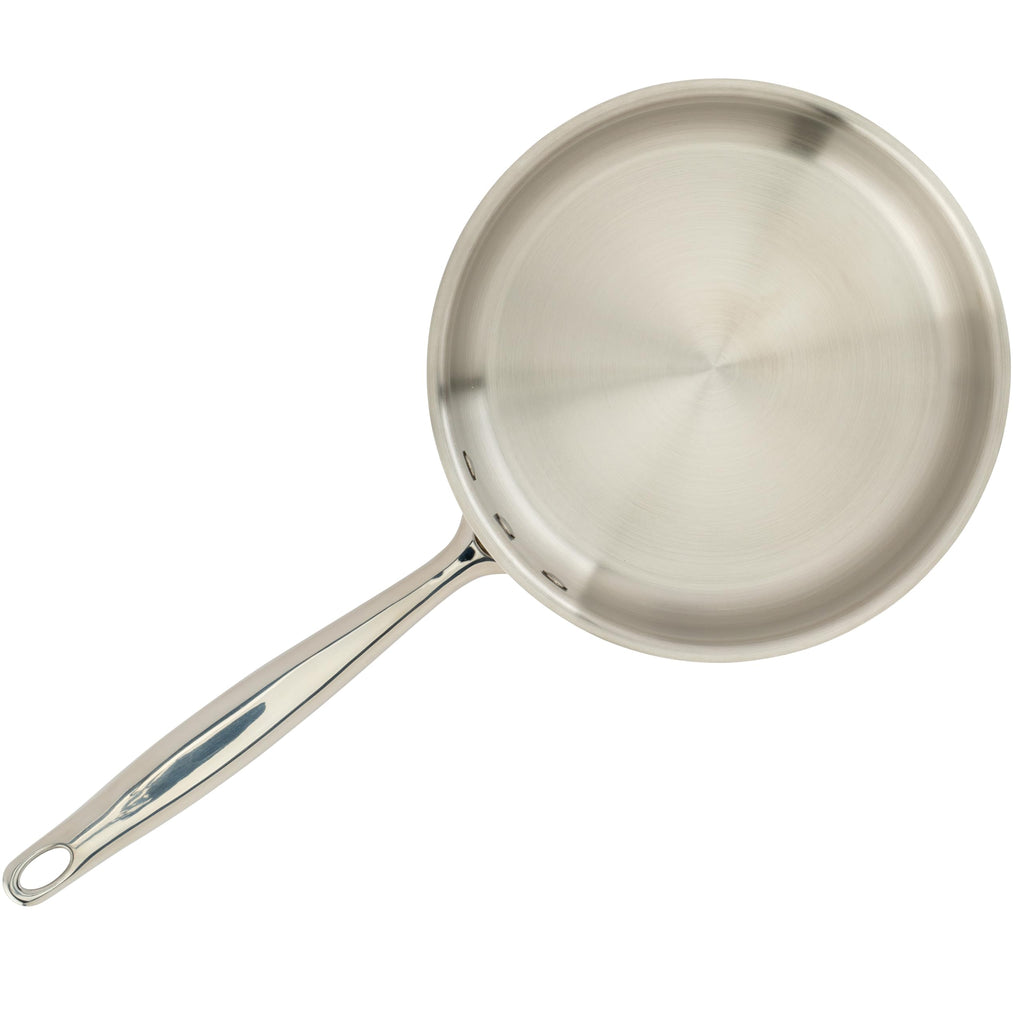 WINCO Tri-Ply Saute Pan, Silver