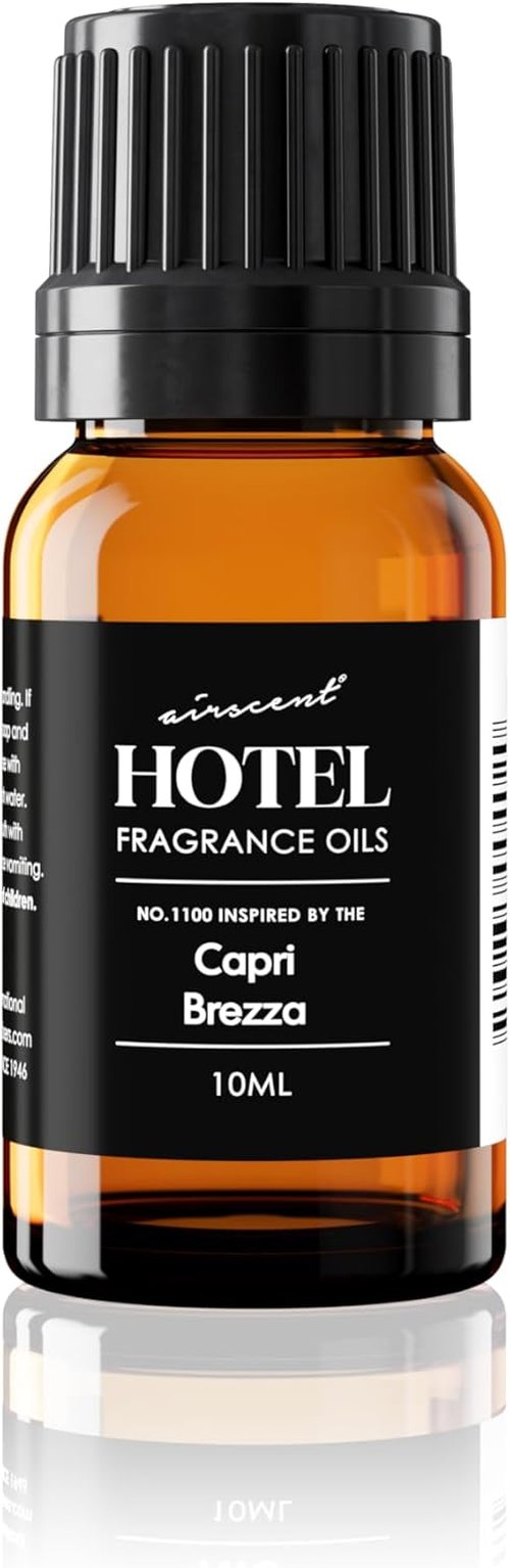 AirScent Capri Brezza Diffuser Oil No. 1100 - Volcano-Inspired Premium Fragrance for Diffusers | 10 mL Glass Bottle with Dropper