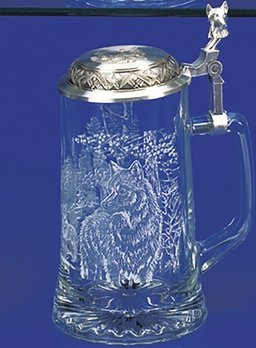 James Meger Glass Timber Wolf Stein, 0.40L