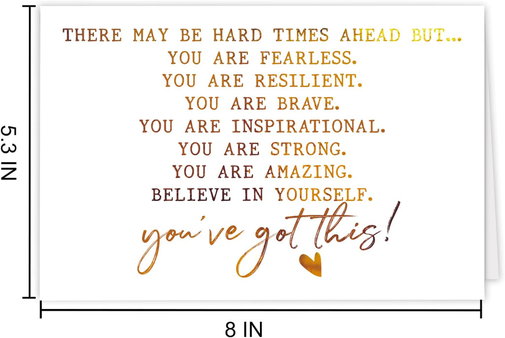 PUGAILA Heartfelt Encouragement&Support Card, Sympathy, Get Well, Affirmation, Positive Sobriety, Thinking of You, Speedy Surgery Recovery Card&Gift for Family Friend Coworker Cancer Patients