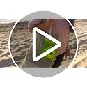 BUT TO Sea Wave Talc-Free Sand Remover Bag - Eco-Friendly Beach Accessory
