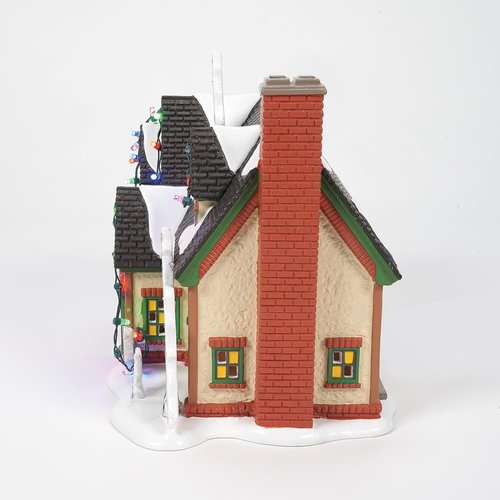 Department 56 Grinch House | Illuminated Christmas Village Building with LED Lights - 7.2 Inch, Multicolor