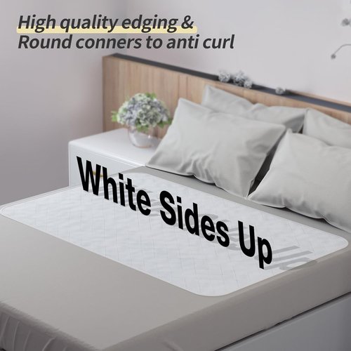 CoolShields Waterproof Bed Pads - Washable & Reusable Mattress Protector for Kids & Adults | 34'' x 52''