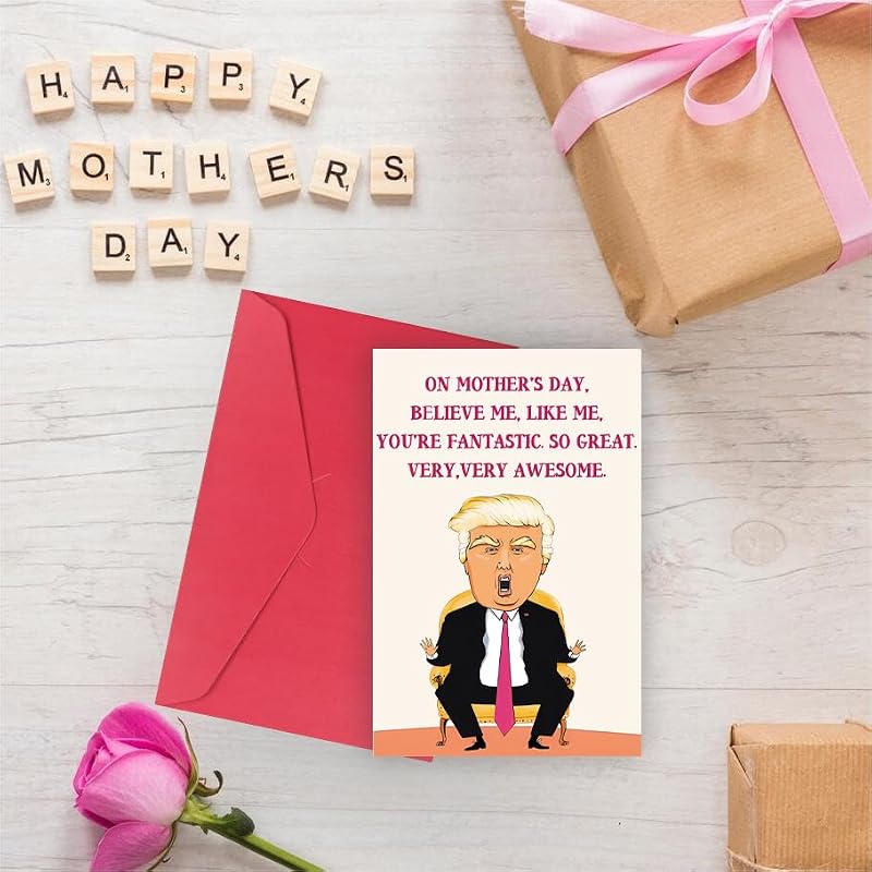 Funny Mother's Day Card with Envelope | Unique Gifts for Mom