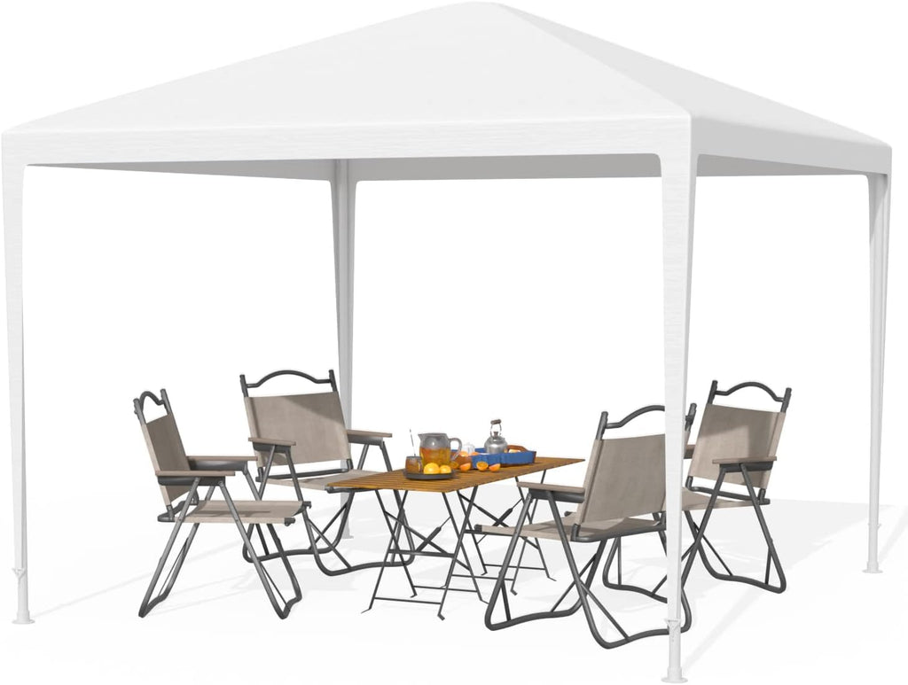 Skiennix 10x10 Waterproof Gazebo Canopy - Durable Outdoor Patio Tent for Weddings & BBQs