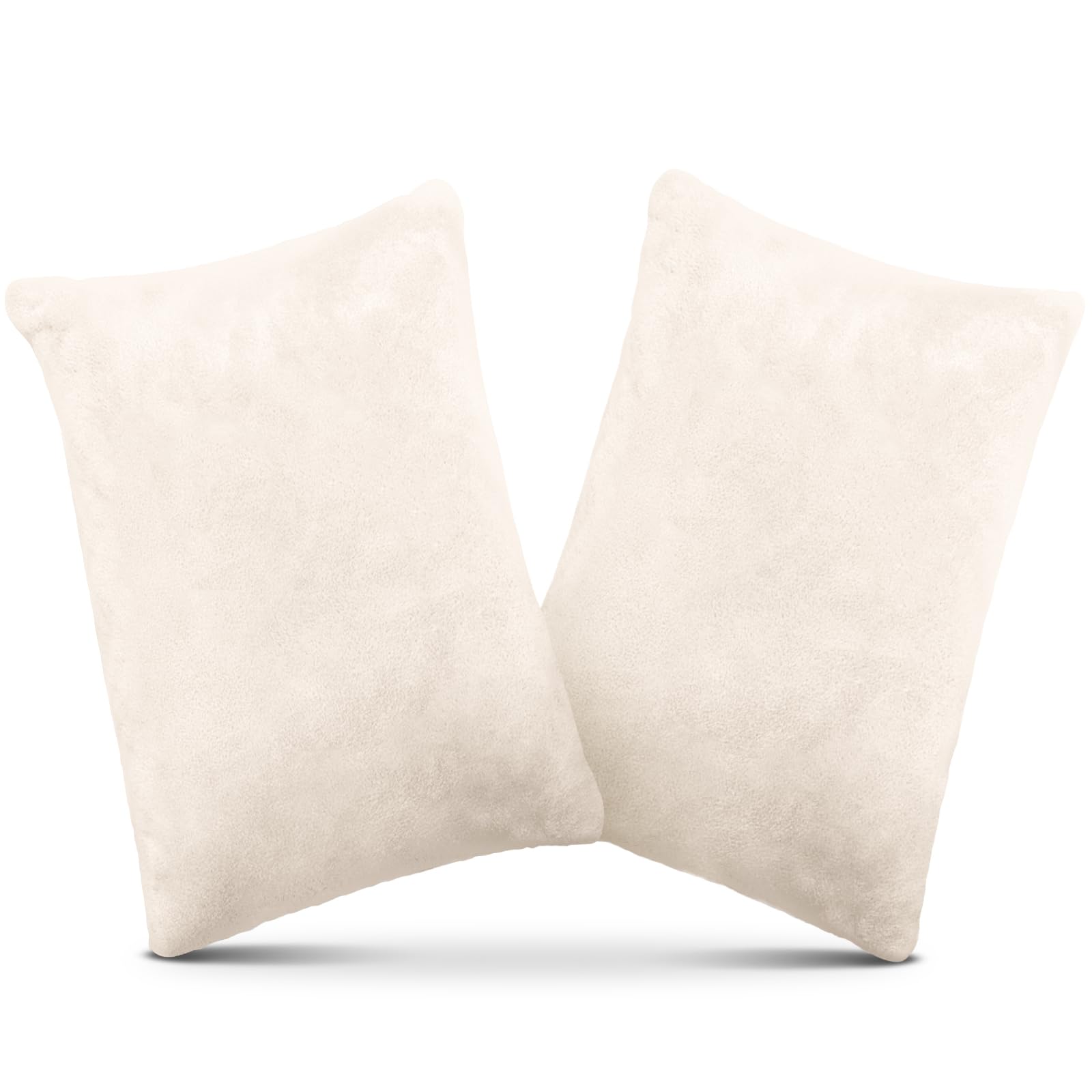 1 MIDDLE ONE 2 Pack Small Pillow, Memory Foam Mini Pillow 11 X 7 Inches for Travel, Sleeping, Nap and Neck, Knee, Lumbar Support, Tiny Cushion for Pet, Dogs (Off-White)