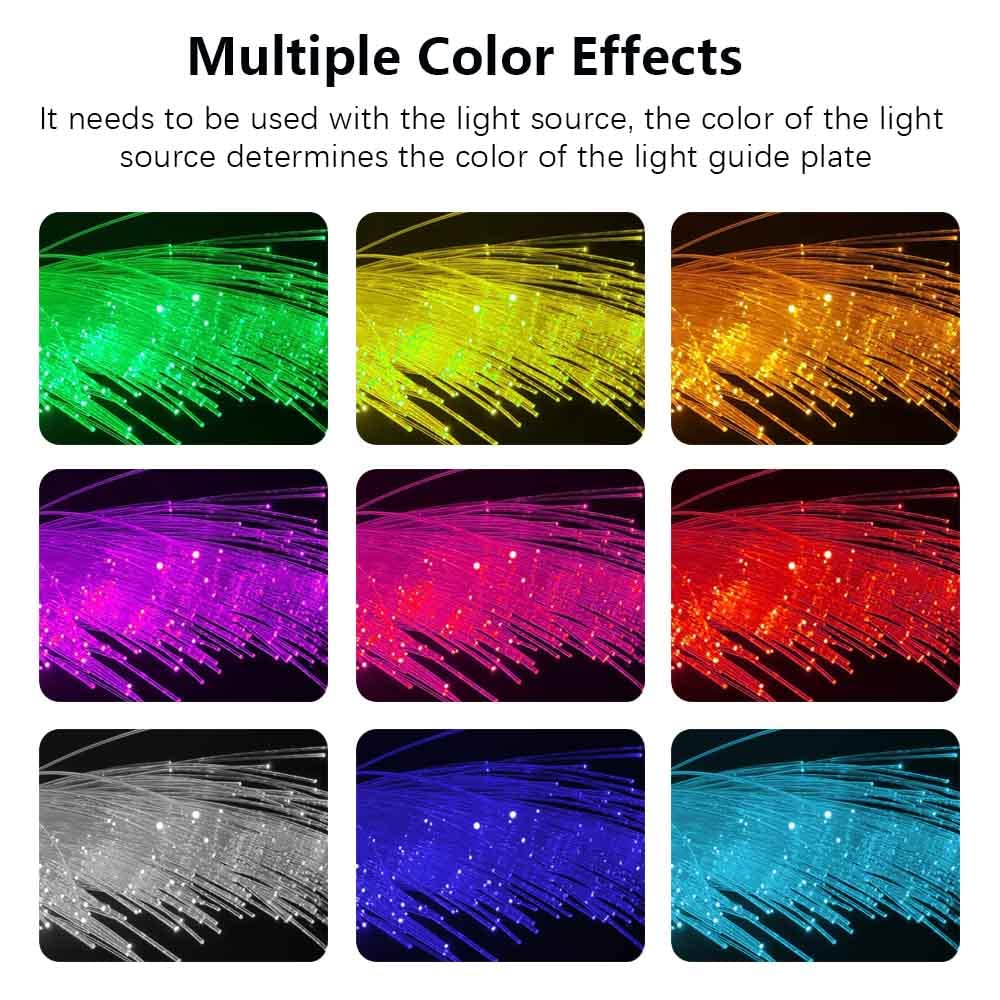 FIREWORK PMMA Plastic End Glow Fiber Optic Cable 1148ft(350m)/Roll Diameter 0.08in(2mm) for Star Sky Ceiling All Kind Led Light Engine Driver